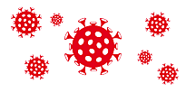 Schematische Darstellung eines Virus